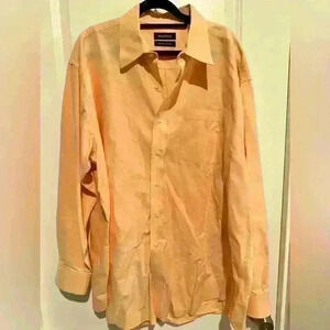 NAUTICA cotton vintage oxford long sleeve button down shirt preppy
size 18 34/35